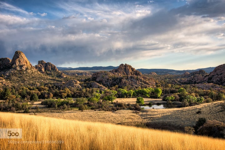 A nice pond in Granite Dells. Prescott, Arizona