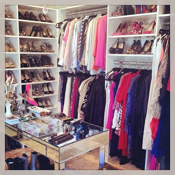 I dream of having a HUGE closet FULL of clothes and shoes in all