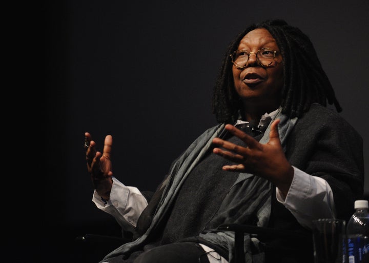 NEW YORK, NY - APRIL 22: Actress and director Whoopi Goldberg speaks during 'I Got Somethin' To Tell You' screening and Q+A with Director Whoopi Goldberg exclusively for American Express cardmembers at SVA Theatre 1 on April 22, 2013 in New York City. (Photo by Bryan Bedder/Getty Images for American Express)