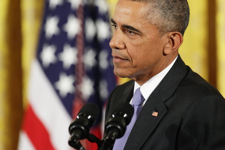 WASHINGTON, DC - JULY 15: U.S President Barack Obama answers questions from the media during press conference in the East Room of the White House in response to the Iran Nuclear Deal on July 15, 2015 in Washington, DC. The landmark deal will limit Iran's nuclear program in exchange for relief from international sanctions. The agreement, which comes after almost two years of diplomacy, has also been praised by Iranian President Hassan Rouhani but condemned by Israeli Prime Minister Benjamin Netanyahu. (Photo by Alex Wong/Getty Images)