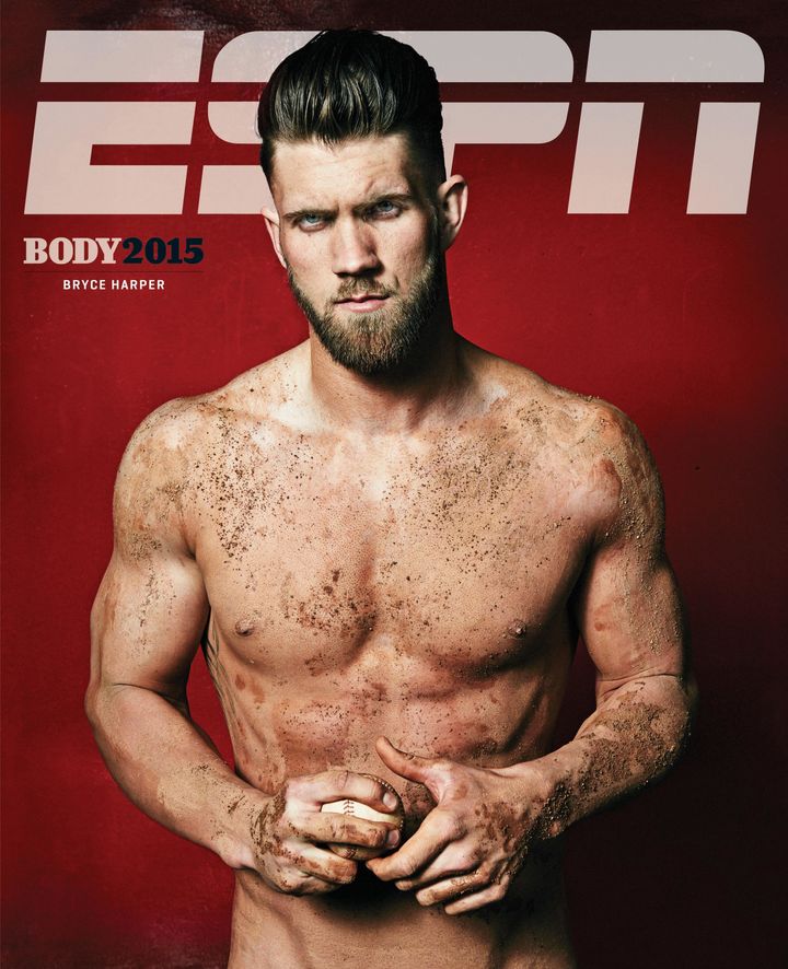 Bryce Harper's cover for ESPN The Magazine's Body Issue