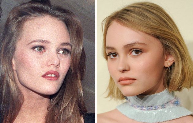 Twinsies! Lily-Rose Depp & Mom Vanessa Sport Identical Bobs at Chanel