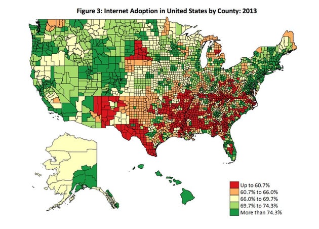 Internet Adoption in United States by