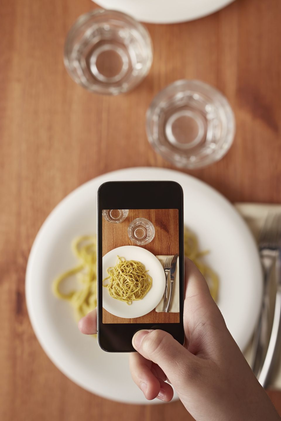 Your food goes cold because you're too busy taking Instagram photos of it