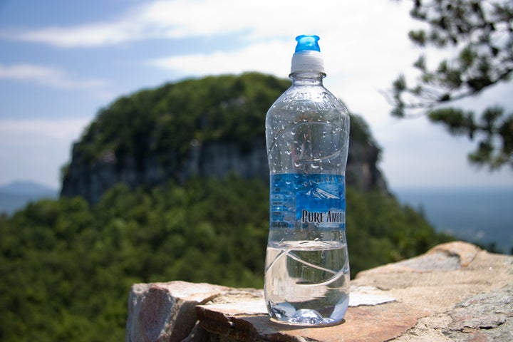 Water Bottle Overlooking Mt. Pilot