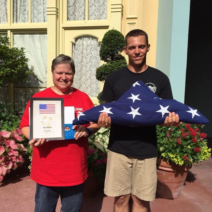 Skip Wells, right, is seen with his mother Cathy Wells in a photo from Facebook.