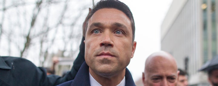 NEW YORK, NY - DECEMBER 23: U.S. Rep. Michael Grimm (R-NY) leaves US District Court on December 23, 2014 in the Brooklyn borough of New York City. Grimm pleaded guilty to one count of felony tax fraud. (Michael Graae/Getty Images)