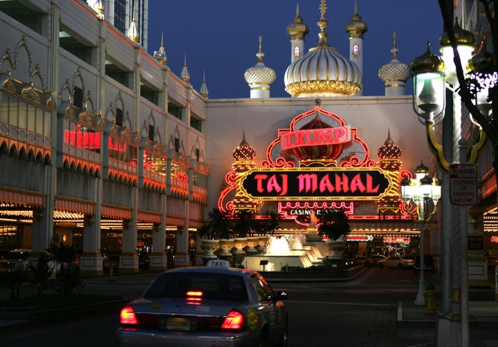 The Trump Taj Mahal Hotel and Casino in Atlantic City, New Jersey.