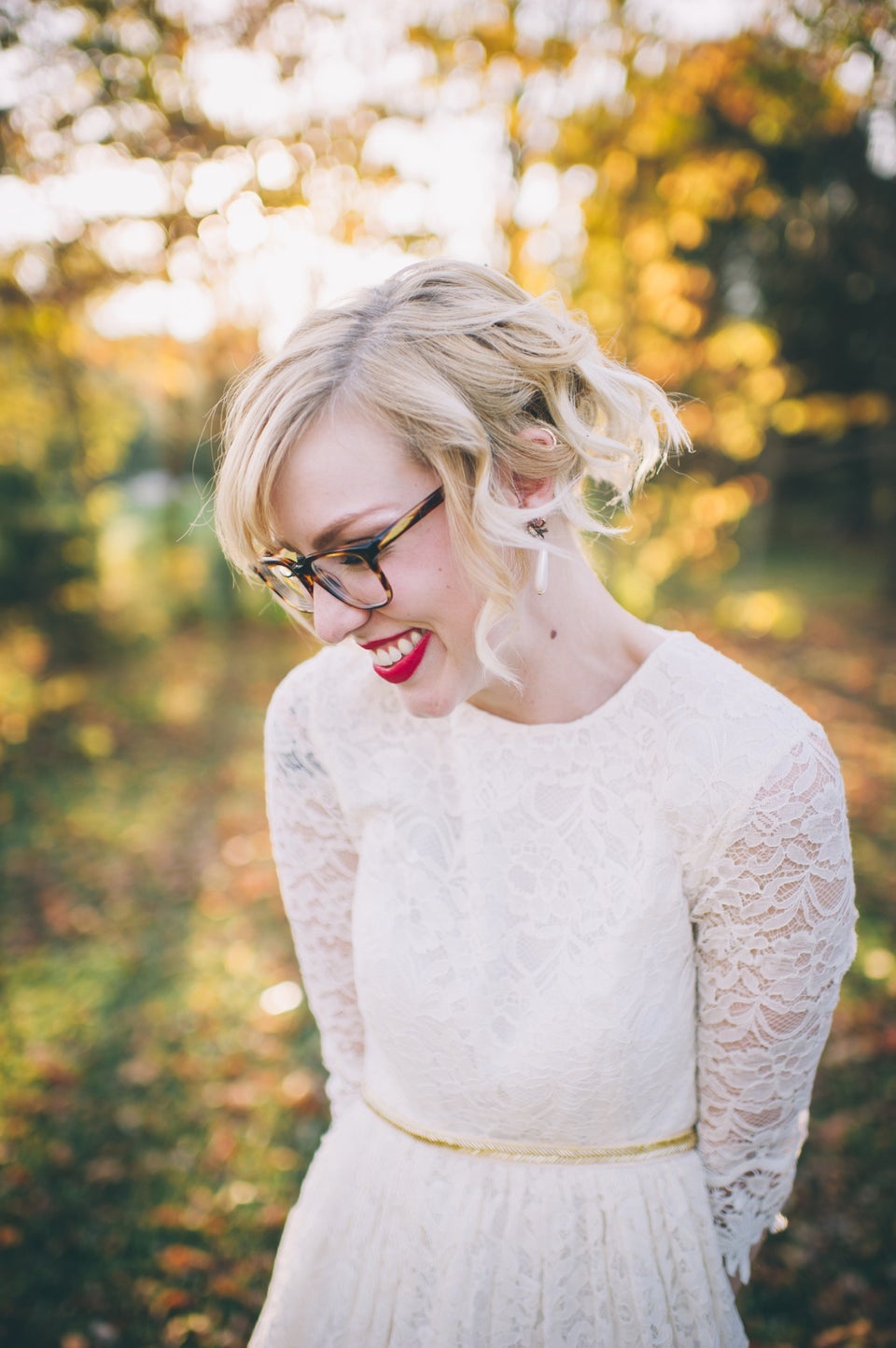 12 Bespectacled Brides Who Rocked Glasses At Their Weddings | HuffPost Life