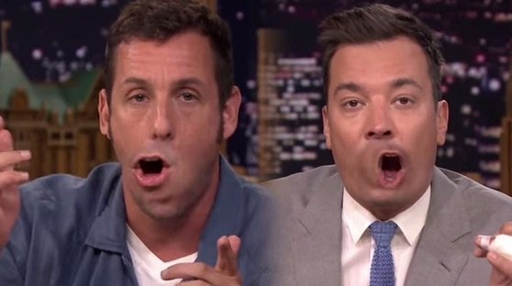 Jimmy Fallon And Adam Sandler Both Do Adam Sandler Impressions During
