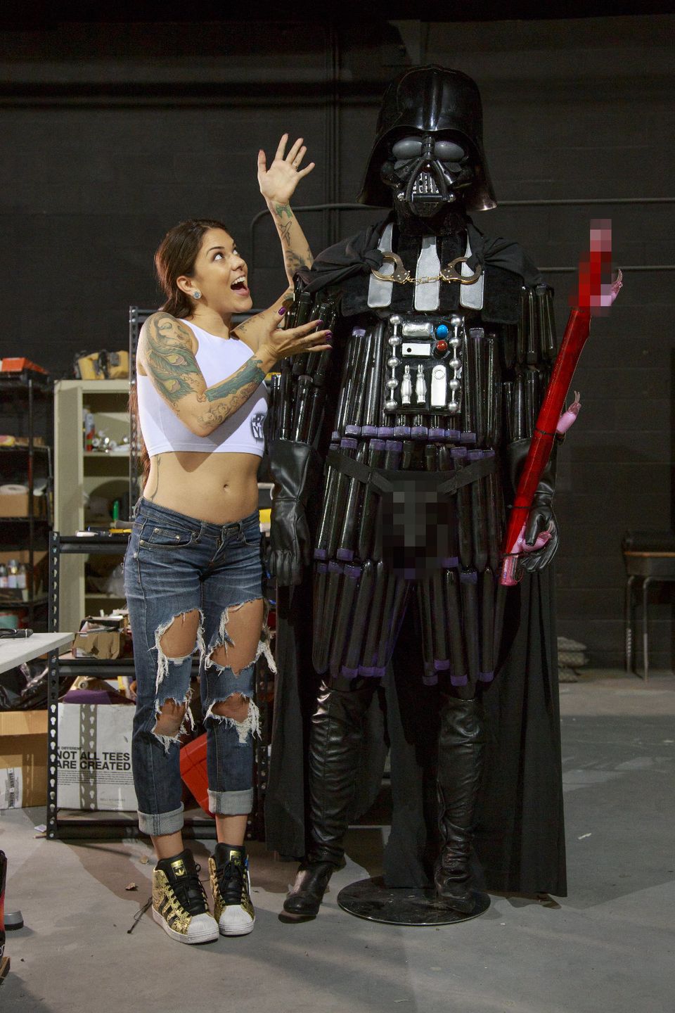 Porn Star Kayla Jane Danger Builds Darth Vader Using Sex Toys Nsfw Huffpost Uk Weird News
