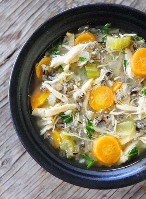 Slow Cooker Chicken And Wild Rice Soup