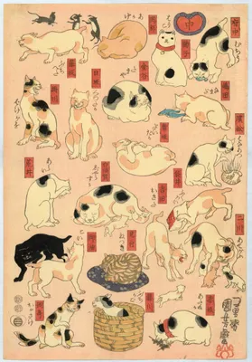 Japanese Cat Prints