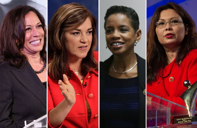 <p><a href="https://www.huffpost.com/news/topic/kamala-harris">Kamala Harris</a>, Loretta Sanchez, Donna Edwards and Tammy Duckworth are running for Senate this cycle.</p>