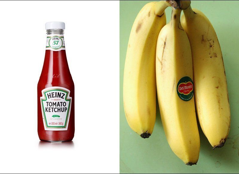 Heinz Ketchup And Banana