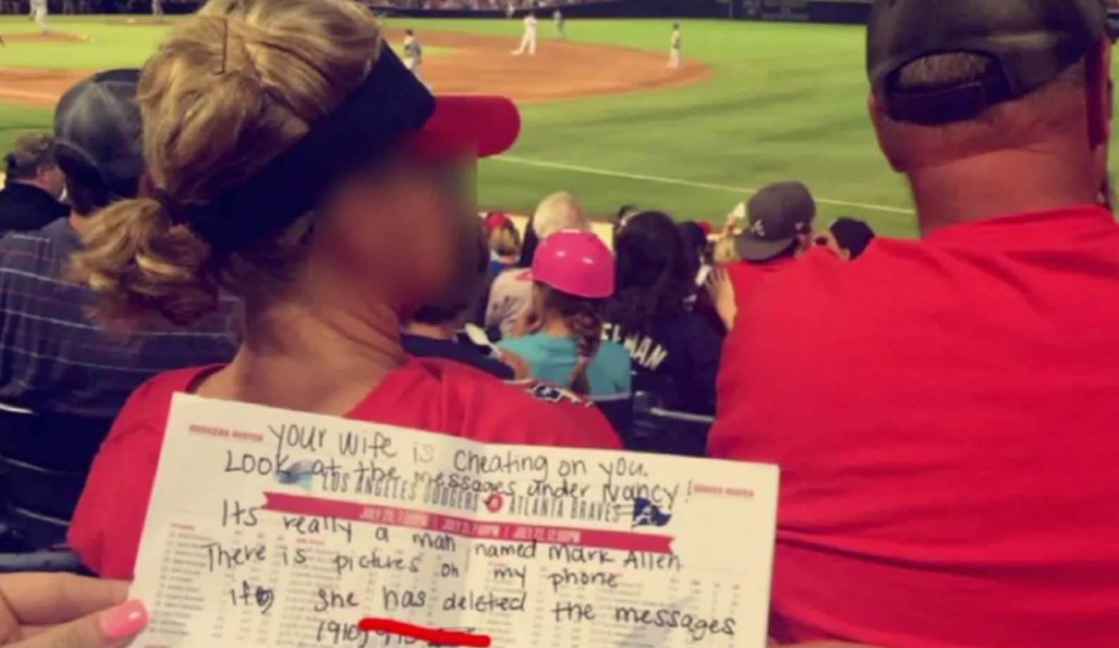 Cheating Wife Reportedly Busted While Sexting At A Baseball Game HuffPost Sports image