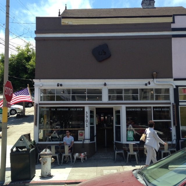 The view of Cafe UB from San Francisco's 18th Street.