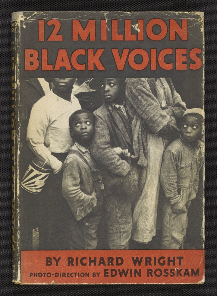 Cover from Richard Wright, with photo-direction by Edwin Rosskam. 12 Million Black Voices.