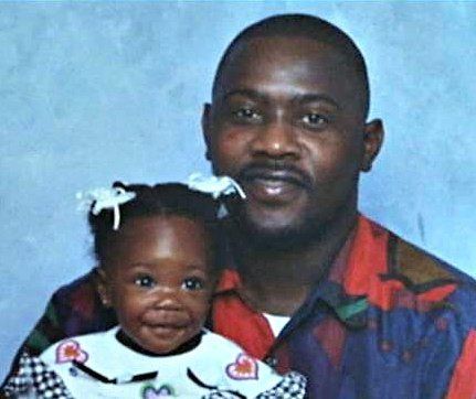 Bernard Noble, before being sentenced to more than 13 years in prison, appears in this photo with his daughter.
