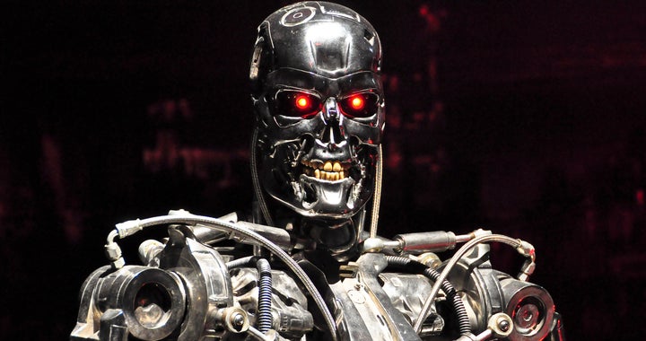 A killer robot from the "Terminator" movies. Scientists and other thought leaders have issued a warning of a future in which autonomous robots are created to kill humans. 