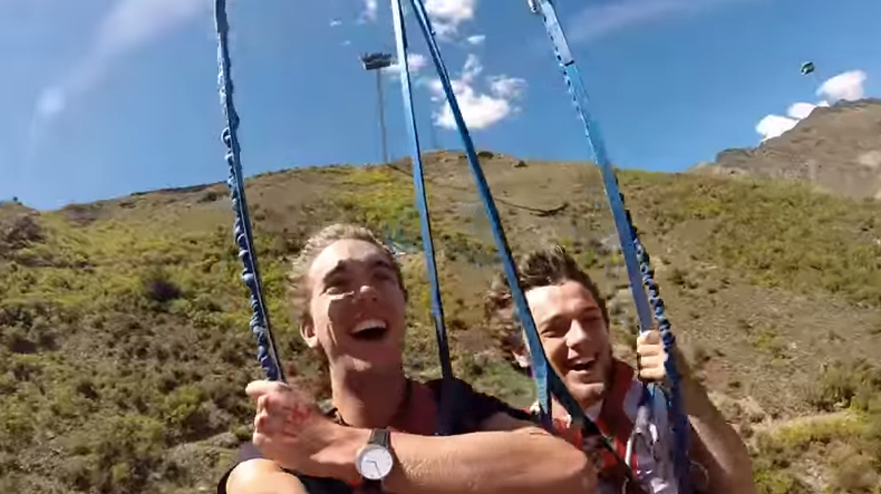 New Zealand's Largest Swing Launches People From 525 Feet High