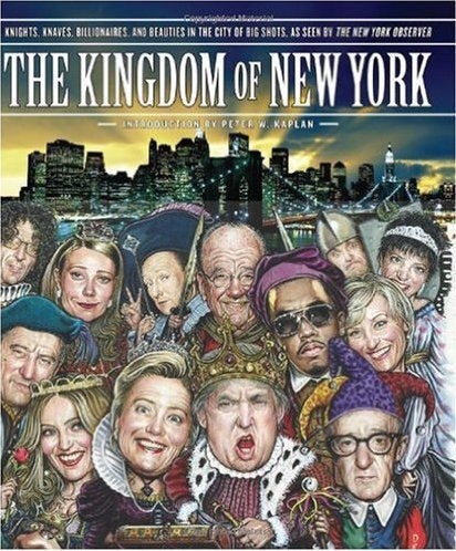 Donald Trump holds court on the cover of The Observer's 2009 book The Kingdom of New York.