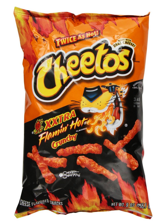 Cheetos Puffs versus Cheetos Crunchy