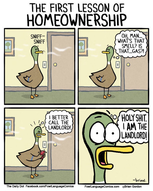 6 Comics That Perfectly Sum Up The Agony Of Owning A Home | HuffPost