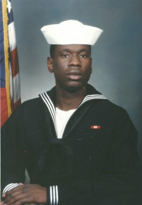 Craig Hinds when he was an E-3 hospital corpsman in the U.S. Navy. 