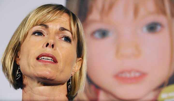 Kate McCann attends a press conference for the launch of the book 'Madeleine' in London.