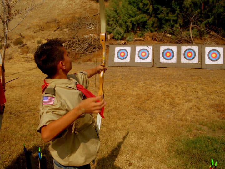 Jordan Montgomery at Scout Day Camp in 2008.