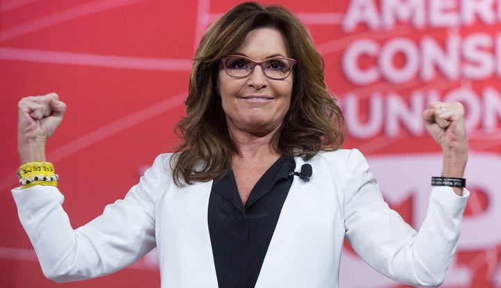 Donald Trump says he'd "love" to have Sarah Palin play a role in his administration if he's elected president.