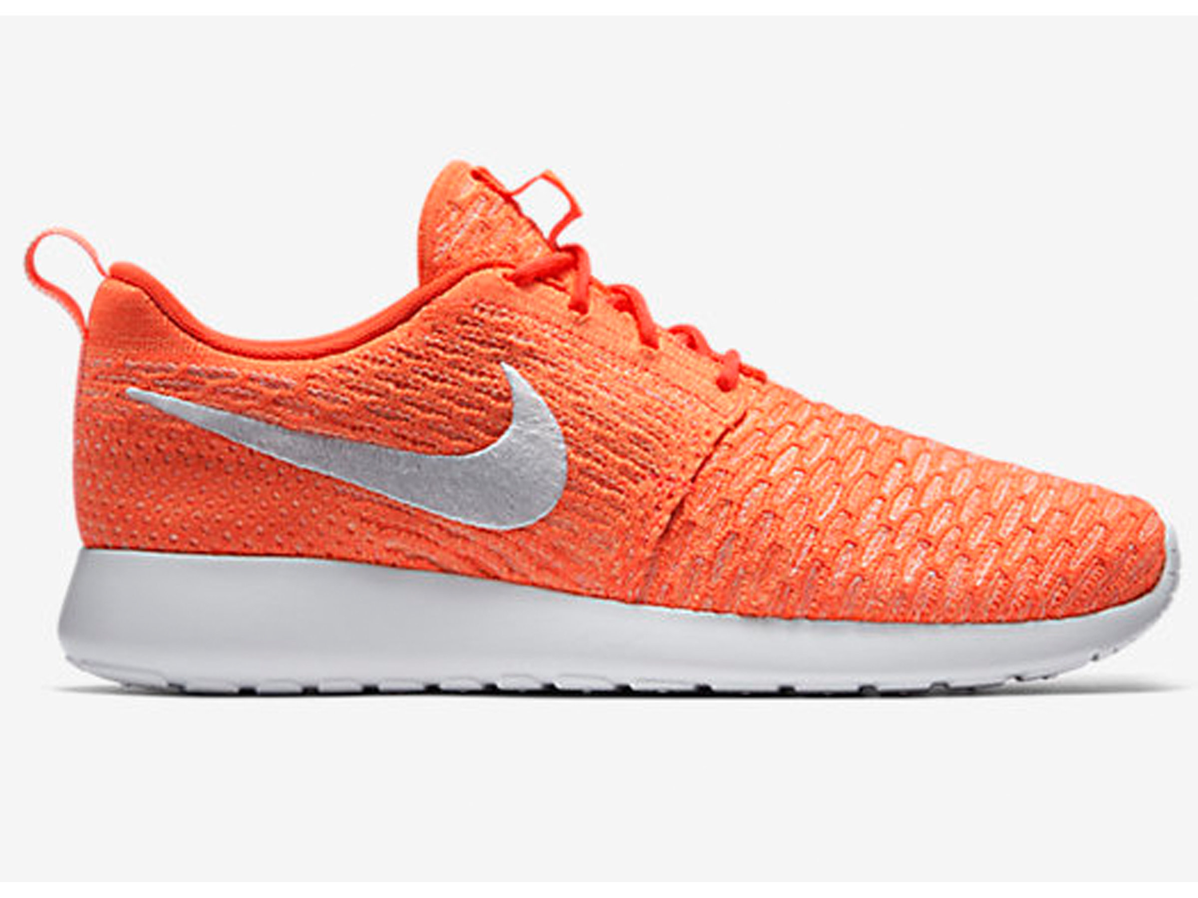 orange workout shoes