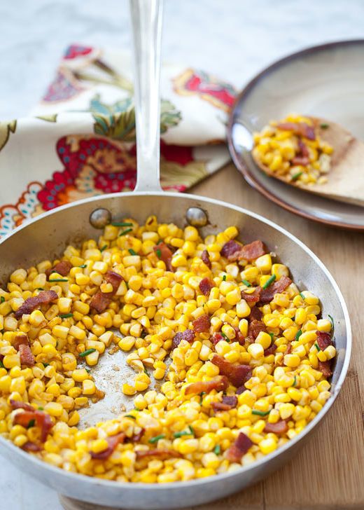 Smoked Paprika Corn With Bacon