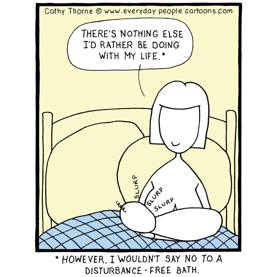 18 Comics That Capture The Reality Of Breastfeeding | HuffPost Life