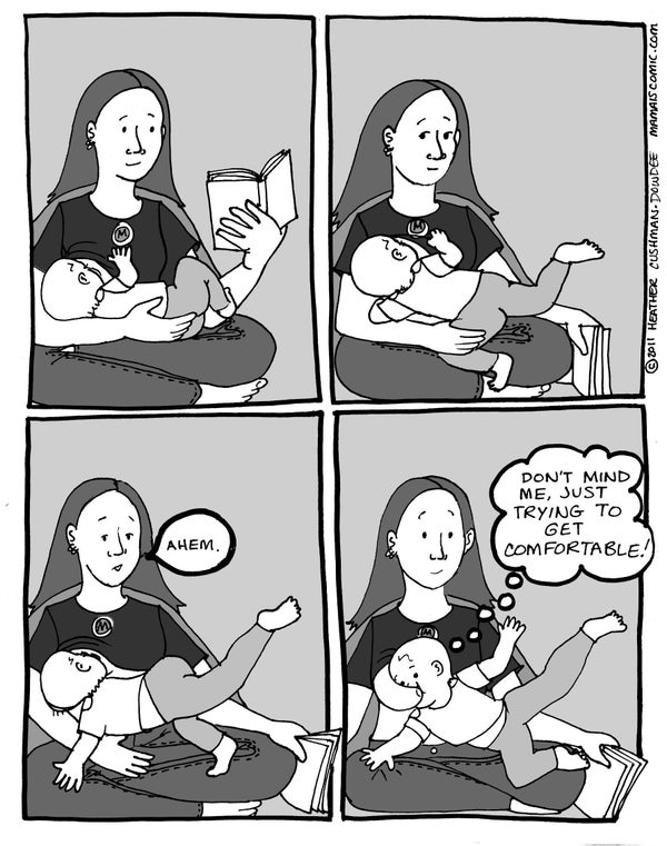 18 Comics That Capture The Reality Of Breastfeeding Huffpost