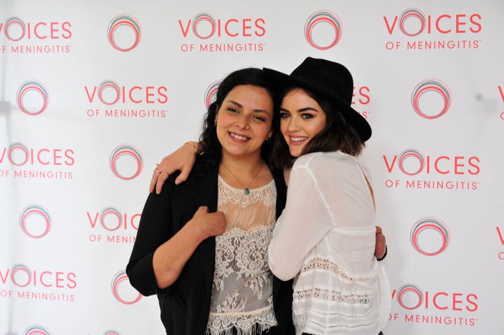 Jamie Schanbaum and Lucy Hale for the Voices of Meningitis initiative.