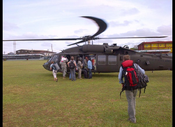 Photo credit: David Blackley/CDC

Sometimes the only way to get where you need to go with everything you need to bring with