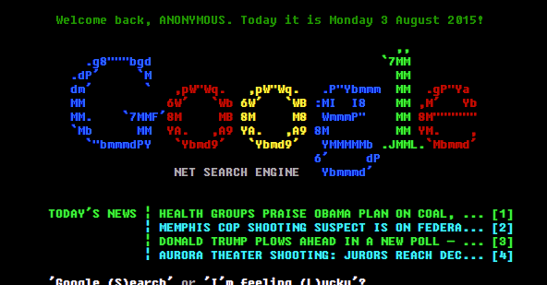 Retro Google Clone Will Transport You Back To The 1980s HuffPost