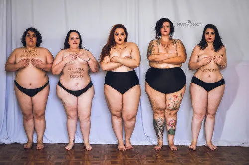 5 Fat Women Pose In Lingerie To Reclaim The Stigmatized Word