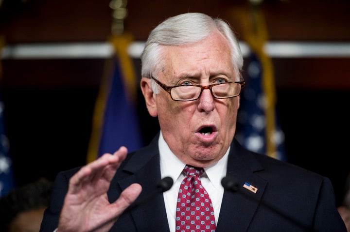 <p>Minority Whip Steny Hoyer (D-MD) remains a critical on-the-fence Democrat when it comes to the Iran deal.</p>