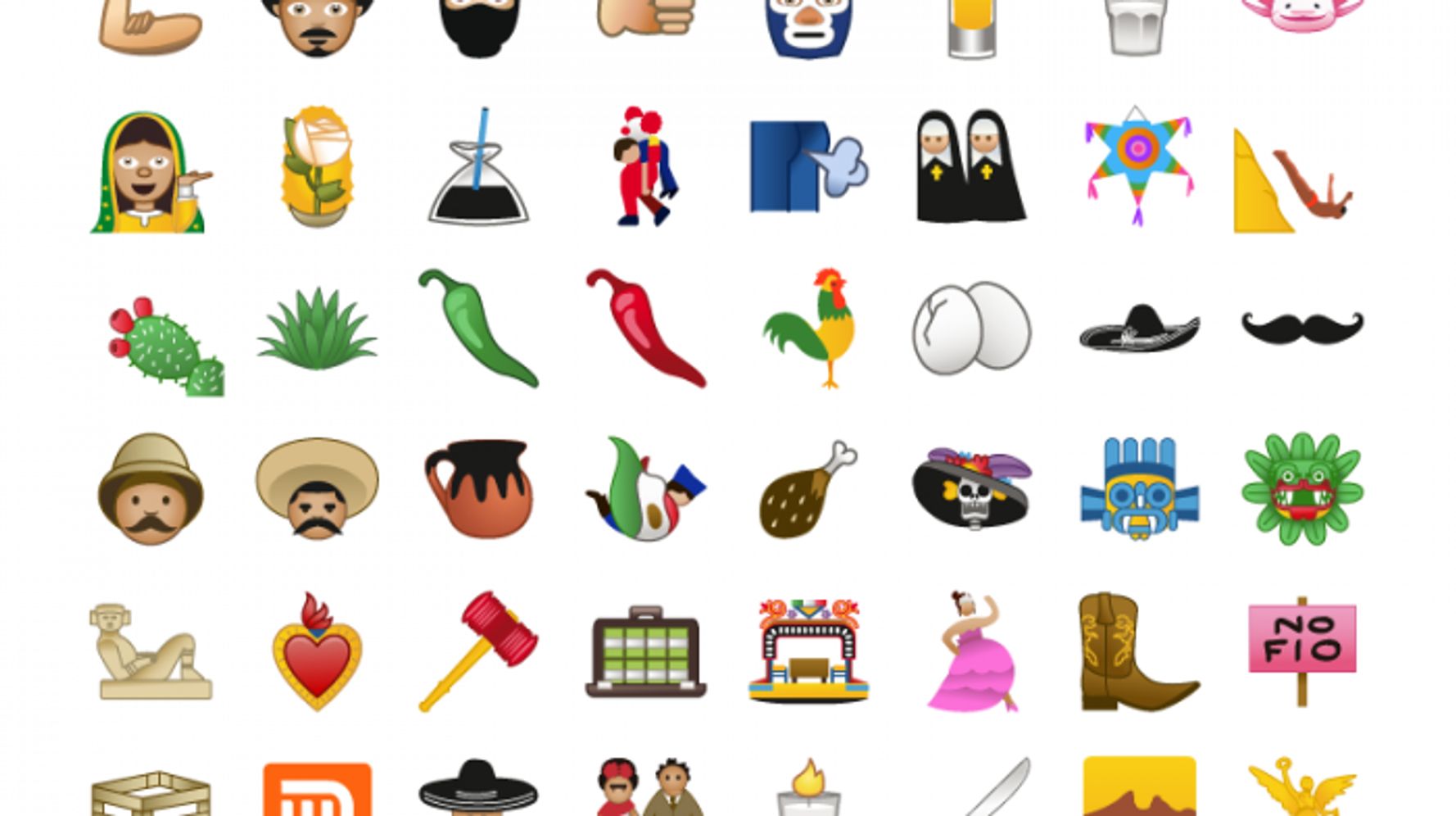 celebracion Desigualdad enfermo Say ¡Hola! To These Awesome 'Mexican Emojis' | HuffPost Impact