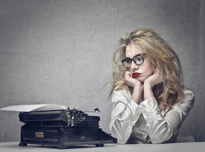 <p>The publishing industry is probably even more unfair to women who don't look like this. </p>