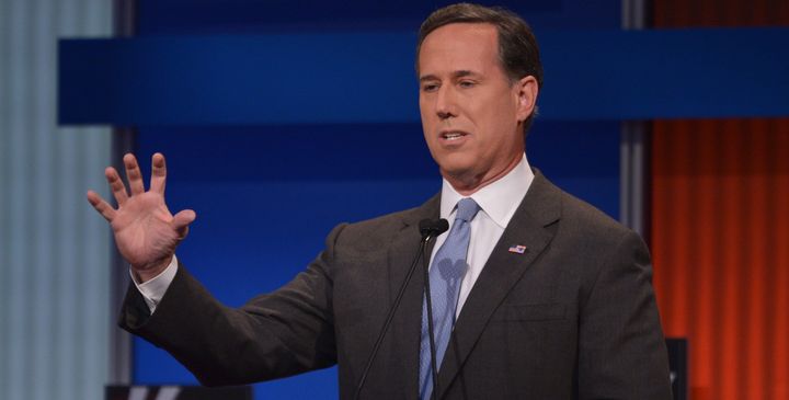 <p>GOP presidential candidate Rick Santorum called the Supreme Court's recent ruling on marriage equality a "rogue Supreme Court decision."</p>