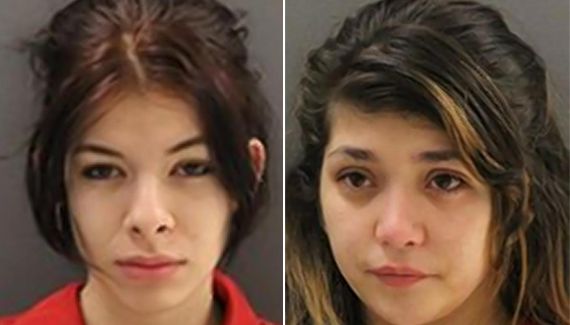 Miranda Baldonado (left) and Sarah Valencia (right) face drug charges.