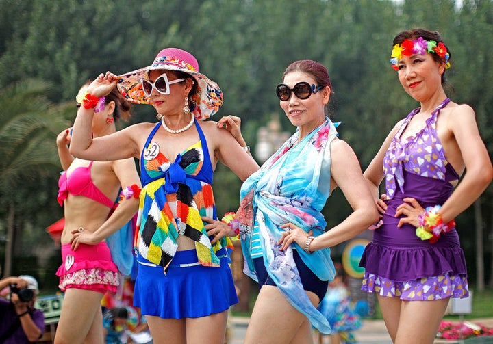 Senior Citizen Swimsuit Show Proves Age Is Just A Number Huffpost Life