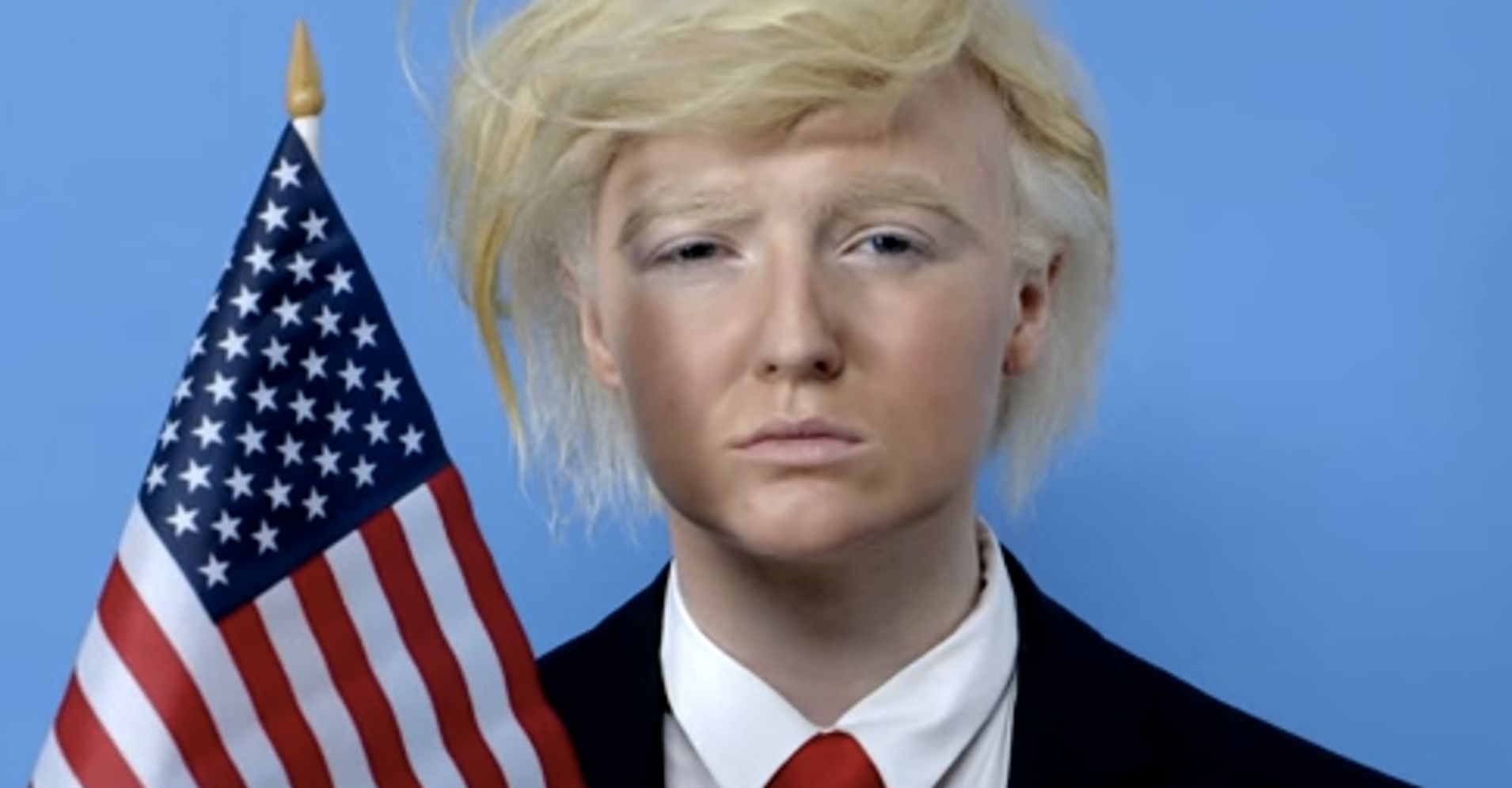 This 30 Second Makeup Tutorial Can Transform Anyone Into Donald Trump Huffpost 9050