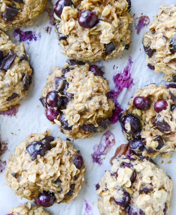 Blueberry Breakfast Cookies