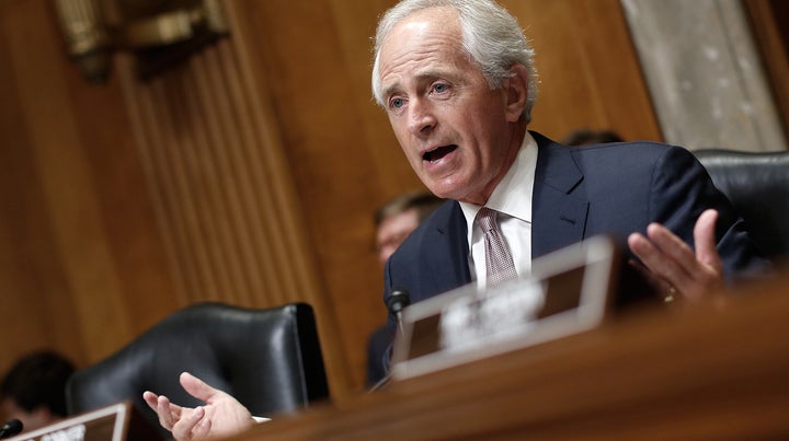 Sen. Bob Corker says at a Foreign Relations Committee hearing in August that the State Department's process for elevating Malaysia lacks integrity, and appears to have been done to ease passage of the Trans-Pacific Partnership trade pact.