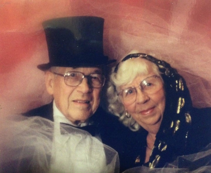 <p>Shirley with her late husband, Robert.</p>